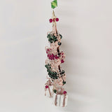 Metal Christmas Tree with Green and Red Beads