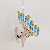 Menorah Metal Ornament