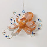 Octopus Metal Ornament