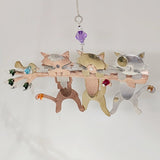 Three Cats on a Branch Ornament