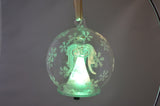 Light-up Angel Globe Ornament 6 colors