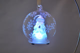 Light-up Snowman Globe Ornament 6 colors