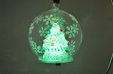 Light-up Christmas Tree Globe Ornament 6 colors