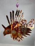 Hand Crafted Lion Fish Metal Ornament